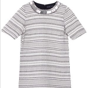Zara Black and White Shift Dress